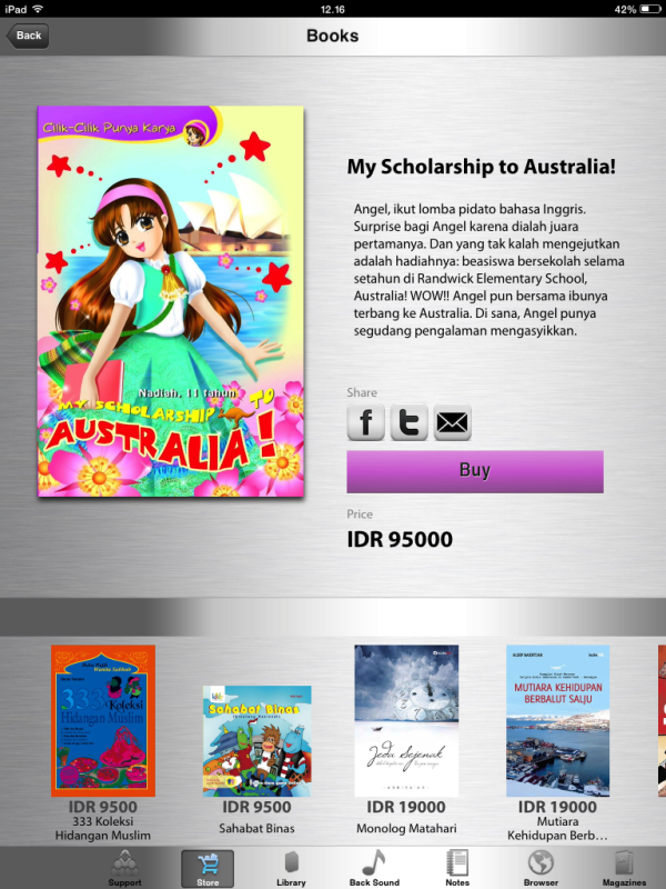toko buku - anak-anak - my scholarship to australia